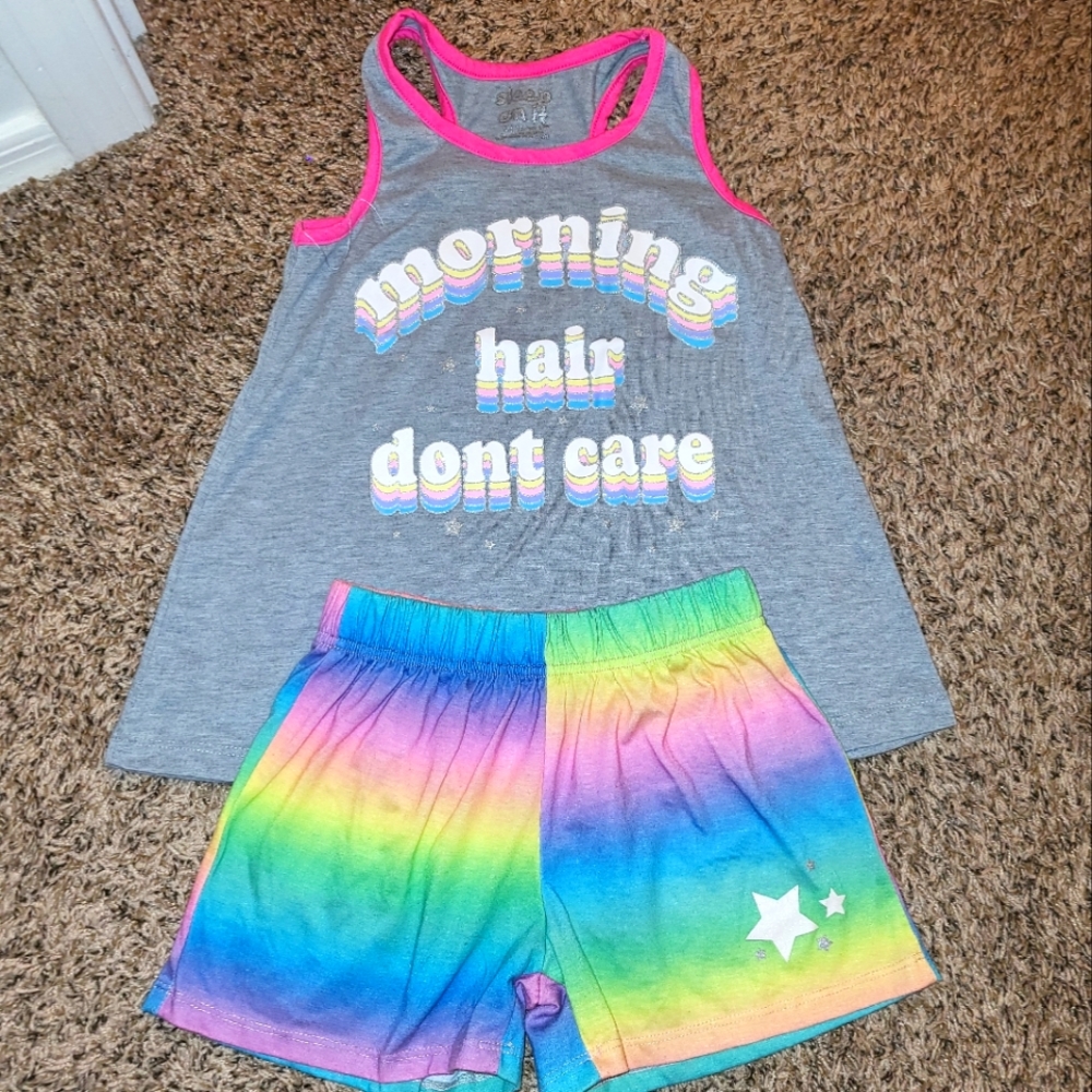 Girls shorts pajama set